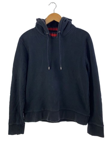 GUCCI Felpa con Cappuccio Nero Cotone Taglia S Casual Pullover Felpa #EG AGA