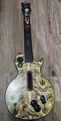 Xbox 360 Guitar Hero Les Paul Gibson PANIC AT THE DISCO Wireless Guitar RARE - Image 1 of 4