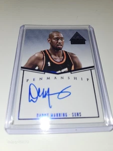 2014-15 Panini Paramount - Penmanship Danny Manning #P-DM Blue /25 (AU) Auto NM - Picture 1 of 10