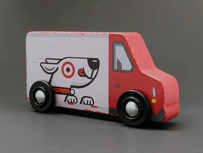 Melissa & Doug Wooden Target Store Brand Toy Truck Train Around Town Playset GUC - Image 1 of 4