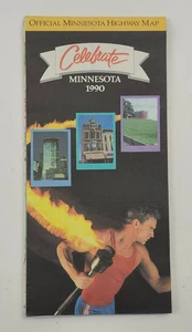 Minnesota Vintage Fold Out Official State Highway Road Map 1990 - Picture 1 of 8