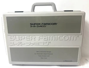 Nintendo Super Famicom Hard Carrying Case Official Storage Box NTSC-J Japan Vers - Picture 1 of 16