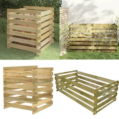 Komposter Lattenrost Kompostbehälter Holzkomposter Kiefer Imprägniert - Bild 1 von 4