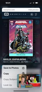 Deadpool Batman #1 Ryan Stegman segunda impresión logotipo variante Marvel DC preventa 29/10 - Imagen 1 de 1