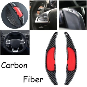 Carbon Fiber Car Steering Wheel Shifter Paddle For Benz AMG A45 E53 C63 S65 GLC - Picture 1 of 6
