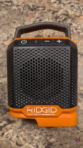 RIDGID R84088 18V Cordless Bluetooth Speaker (Tool Only) - Tested - Picture 1 of 8