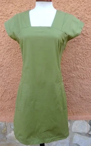 Skunkfunk Cap Sleeve Spanish Designer Stretch Green Dress Size 2 (see pics) - Picture 1 of 10