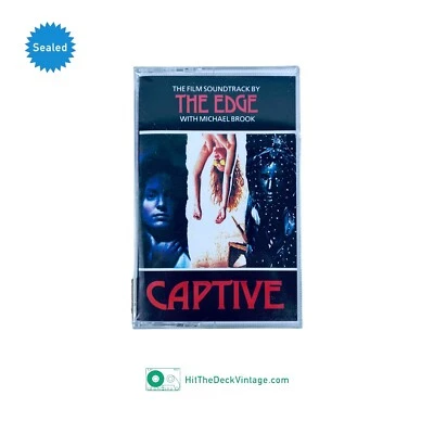 Captive Soundtrack Cassette Tape (1986) US 1st The Edge Michael Brook SEALED - Image 1 of 4