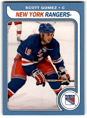 2008-09 O-Pee-Chee '79-80 Retro Scott Gomez #102 New York Rangers - Image 1 of 2