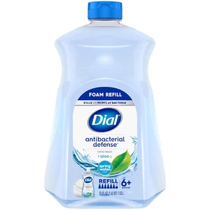 Dial Antibacterial Foaming Hand Soap Refill, Spring Water, 52 Fl Oz - Picture 1 of 12
