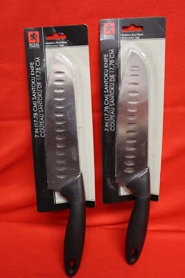 2 Cuchillos Santoku Royal Norfolk 7 pulgadas Hoja Acero Inoxidable (Nuevos). 214k Foto 1 de 4