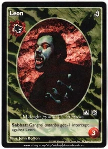 Leon Gangrel Antitribu The Sabbat V:TES VTES Vampire CCG - Picture 1 of 1