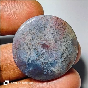 Awesome Natural Moss Agate Gemstone Cabochon Loose For Jewelry 41 Cts. ME-10641 - Picture 1 of 4