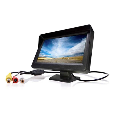 MONITOR 4,3 TFT LCD A COLORI PER TELECAMERA RETROMARCIA - Immagine 1 di 4