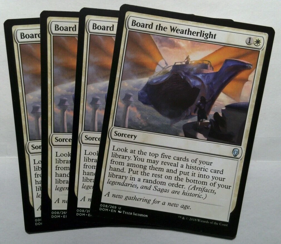 Mtg - Board The Weatherlight x4 - Image 1 of 1