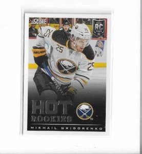 2013-14 Score Hot Rookies Mikhail Grigorenko #643 Sabres - Picture 1 of 1