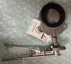 (1) NEW 3" Butterfly Valve Bray SERIES 20 S/N S01046322301 w/handle - Picture 1 of 4