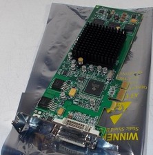 Matrox G550 G55-ME32LPF Low-Profile 32MB PCIe Dual Video Graphics Card *New*