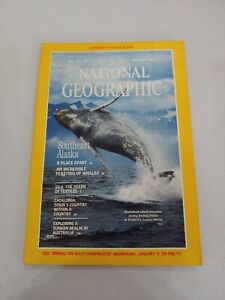 National Geographic January 1984 Alaska Silk Whale Catalonia 