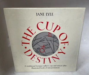 NEW the cup of destiny fortune telling tea leaf reading cup saucer book,new age - Picture 1 of 3