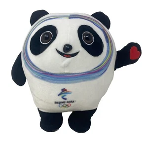 Beijing 2022 Olympic Winter Games 11” BING DWEN DWEN PLUSH PANDA Mascot Read - Picture 1 of 3