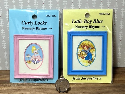 Кукольный домик миниатюрные фотографии «Маленький мальчик синий и вьющиеся замки» Жаклен 1:12 - Изображение 1 из 4