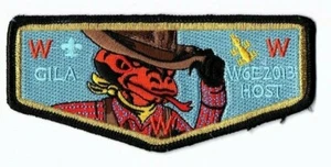 Boy Scout OA 378 Gila Lodge W6E 2013 Host Yellow Bug Flap - Picture 1 of 1