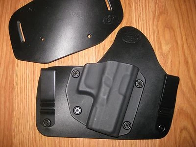Funda híbrida IWB/OWB combo Kydex/cuero con retención ajustable para Glock  Foto 1 de 4