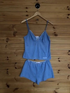 Morgan De Toi Nachtwäsche Set Gr. M / L Blau Damen Pyjama Loungewear Zweiteiler - Bild 1 von 8