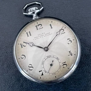 Rolex Precision Lever 7 World's Records Pocket Watch Manual winding 42mm 1.6 in - Picture 1 of 9