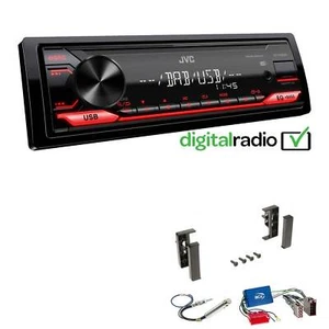 JVC 1-DIN Digital Media Autoradio DAB+ USB AUX für Audi A2 ab 1999 schwarz - Bild 1 von 5