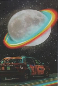 MR ALE New 2023 Image Card 4"x6" B3014 Car in Space - Picture 1 of 5