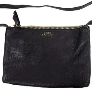 Vince Camuto Leather Purse Amira Crossbody Black, Nice Purse, Fashion, Dress - Picture 1 of 7