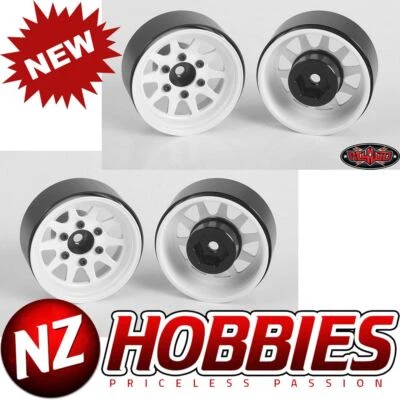 RC4WD RC4ZW0309 OEM 6-Lug Stamped Steel 1.55" Beadlock Wheels (White) - Image 1 of 4