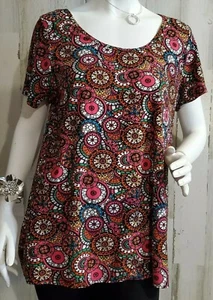 Camicia multicolore donna LuLaRoe grande vibrante - Foto 1 di 3
