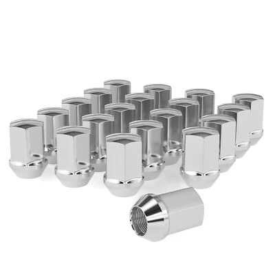 20 Dodge Ram 1500 OEM Factory Style Chrome Lug Nuts M14x1.5 For 2012 Newer Truck - Image 1 of 4