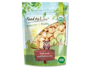 Organic Macadamia Nut Pieces – Non-GMO, Unsalted, Kosher – by Food to Live - Picture 1 of 81