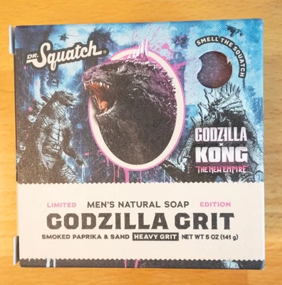 Dr. Squatch Godzilla Grit The New Empire Ltd Ed Bar Soap Bricc Heavy Grit - Image 1 of 2