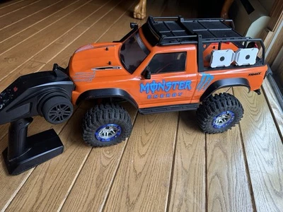 Traxxas Trx4 1/10 Custom Ken Block Monster Energy Body w/ lights RTR Truck 2spd - Image 1 of 4