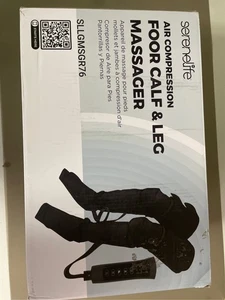 SereneLife Air Compression Beinmassagegerät, Ganzbeinmassagegerät mit Wärme und Kompressen - Bild 1 von 2
