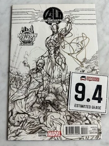 Age of Ultron #1 Campbell Sketch SIGNED NM 9.4 - Buy 3 for Free Ship! (2013) SB - Picture 1 of 10