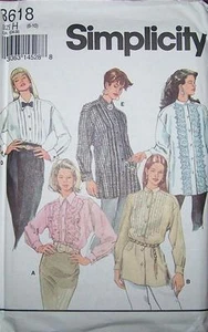 Ladies Blouses - Dress Making/Sewing Patterns S8618 - Picture 1 of 1