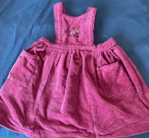 Jamie Kay Katie Cord Pinny Dress Size 3 Worn Once EUC - Picture 1 of 2