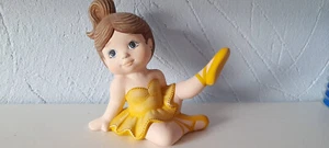 Ceramic Ballerina with yellow dress - Picture 1 of 1
