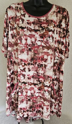 LOGO Lori Goldstein Womens Shirt Top Blouse Size 2X Multicolor - Image 1 of 4