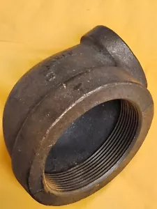 4" x 2" Cast-Iron 90-degree Elbow Threaded-Class 125 USA-STOCKHAM NEW Great Buy! - Picture 1 of 10