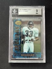 1995 Bowman’s Best Football James Stewart BGS 9 Jacksonville Jaguars
