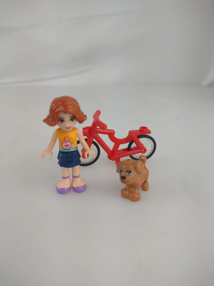  LEGO Minifigura Amigos Stephanie/Olivia/Mia/Bicicleta Ridding con Cachorro Foto 1 de 4