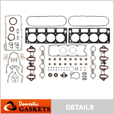 Fits 01-03 Chevrolet Express Hummer H2 Cadillac Escalade 6.0 OHV Full Gasket Set - Image 1 of 4