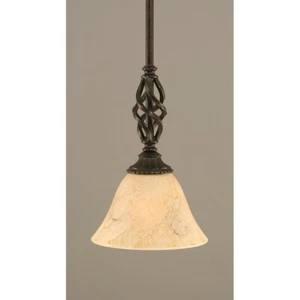Toltec Lighting Elegante Mini Pendant, 7' Italian Marble Glass - 80-DG-508 - Picture 1 of 1